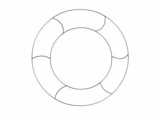 球球大作战游泳圈绘制教程